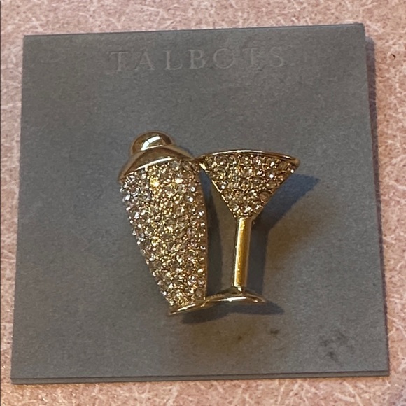 Talbots Gold and Silver Cocktail Brooch - Picture 2 of 5